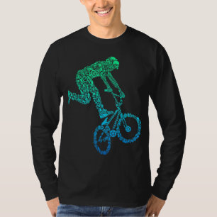 Camiseta BMX Bicicleta Bicicleta Carreras Stunt Niños