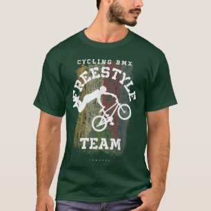 Camiseta BMX Bicicleta estilo libre Bandera Comoras Ciclism