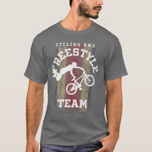 Camiseta BMX Bicicleta estilo libre Costa Rica Bandera Cicl