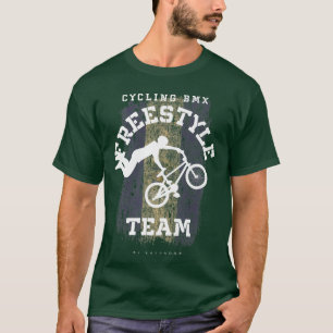 Camiseta BMX Bicicleta estilo libre El Salvador Bandera Cic