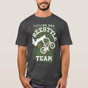 Camiseta BMX Bicicleta estilo libre Mauritania Bandera Cicl