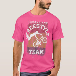 Camiseta BMX Bicicleta estilo libre Rumania Bandera Ciclism