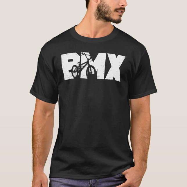 Camiseta Bmx Bicicleta Motocross Biker Biker Gráficos de ci (Anverso)