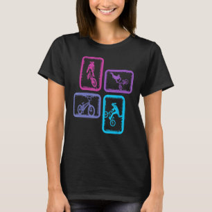 Camiseta BMX Bicycle Tricks Niños de edad Chicas BMX Bi