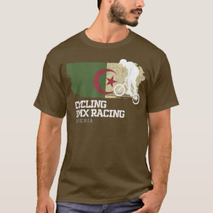 Camiseta BMX Bike Algeria Bandera Ciclismo Carreras BMX