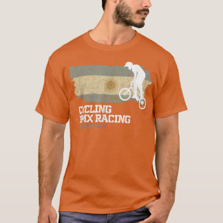 Camiseta BMX Bike Argentina Bandera Ciclismo Carreras BMX