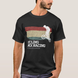 Camiseta BMX Bike Bandera Holandesa Carreras ciclista BM