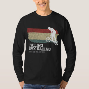 Camiseta BMX Bike Bandera Holandesa Carreras ciclista BM