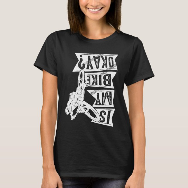 Camiseta BMX bike bicycle fans bike biker BMX bicyclist  2 (Anverso)