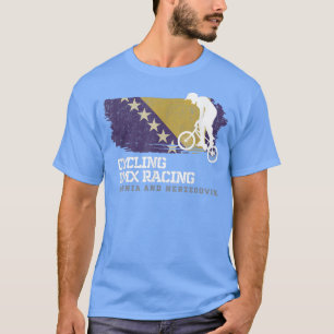 Camiseta BMX Bike Bosnia & Herzegovina Flag Biking Cycling 