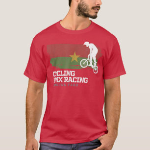 Camiseta BMX Bike Burkina Faso Bandera Ciclismo Carreras B