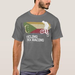 Camiseta BMX Bike Comoros Bandera Ciclismo Carreras BMX 2
