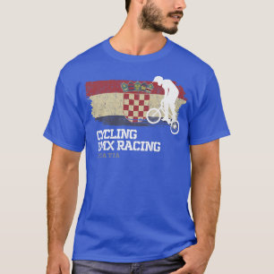 Camiseta BMX Bike Croacia Bandera Ciclismo Carreras BMX 2