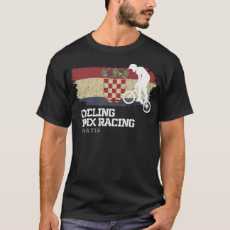 Camiseta BMX Bike Croacia Bandera Ciclismo Carreras BMX 2