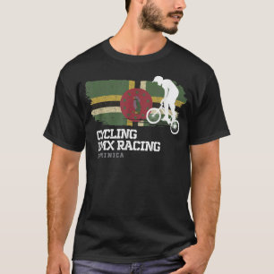 Camiseta BMX Bike Dominica Bandera Ciclismo Carreras BMX 3