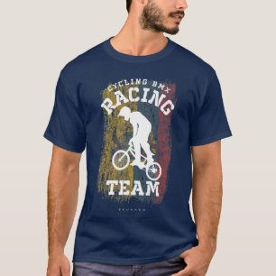 Camiseta BMX Bike Ecuador Bandera Ciclismo Carreras BMX 28