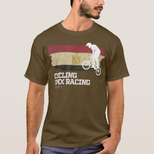 Camiseta BMX Bike Egipto Bandera Ciclismo Carreras BMX