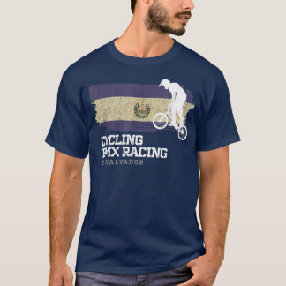 Camiseta BMX Bike El Salvador Bandera Ciclismo Carreras BM
