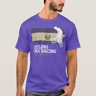 Camiseta BMX Bike El Salvador Bandera Ciclismo Carreras BM