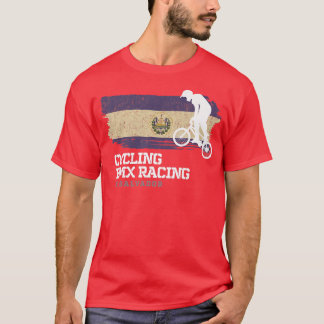 Camiseta BMX Bike El Salvador Bandera Ciclismo Carreras BM