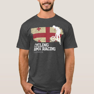Camiseta BMX Bike Georgia Bandera Ciclismo Carreras BMX 3