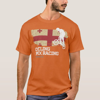 Camiseta BMX Bike Georgia Bandera Ciclismo Carreras BMX 3