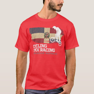Camiseta BMX Bike República Dominicana Bandera Ciclismo Ra