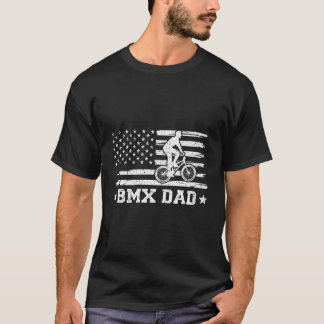 Camiseta Bmx Bike Rider Bandera Estadounidense Bmx Día Del 