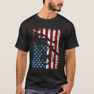 Camiseta BMX Bike Rider BMX Bike America Bandera USA