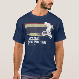 Camiseta BMX Bike Thailand Flag Ciclismo Carreras BMX