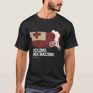 Camiseta BMX Bike Tonga Bandera Bicicleta Carreras BMX