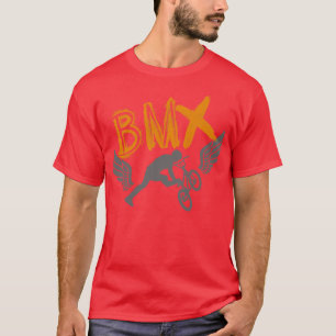 Camiseta BMX Bike Wings Street Style Art Bicicleta Ciclismo
