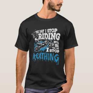 Camiseta BMX Biker Bicicleta Motocicleta Carreras de motor