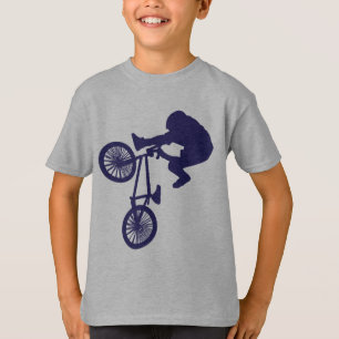 Camiseta BMX Biker Captura de aire alto