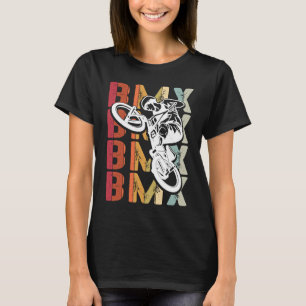 Camiseta BMX color BMX bicicleta ciclista MTB biker retro B