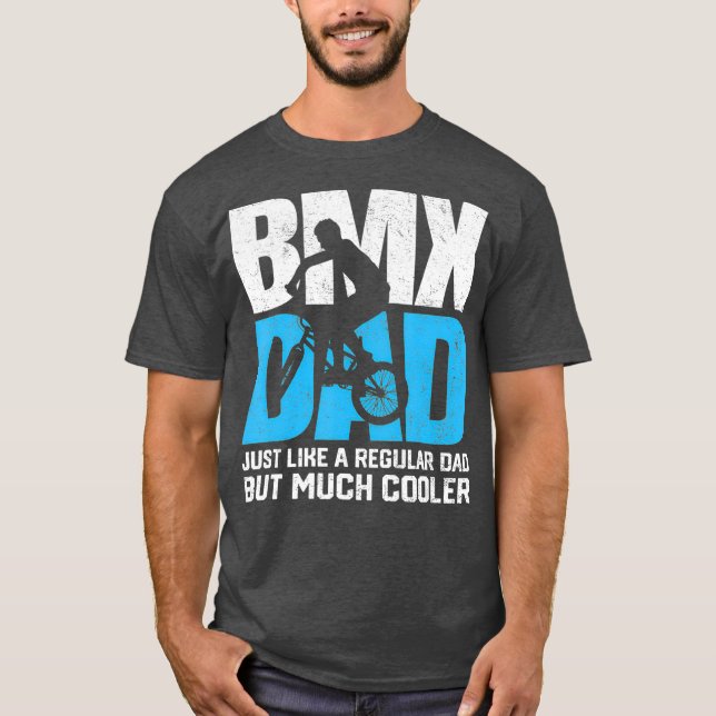 Camiseta BMX Dad Dad Motocross Bicicleta de Carreras (Anverso)