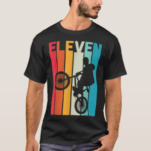 Camiseta BMX de 11 años Regalo de cumpleaños Fiesta niños D