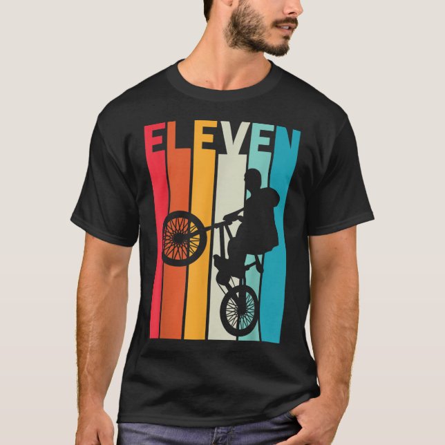 Camiseta BMX de 11 años Regalo de cumpleaños Fiesta niños D (Anverso)