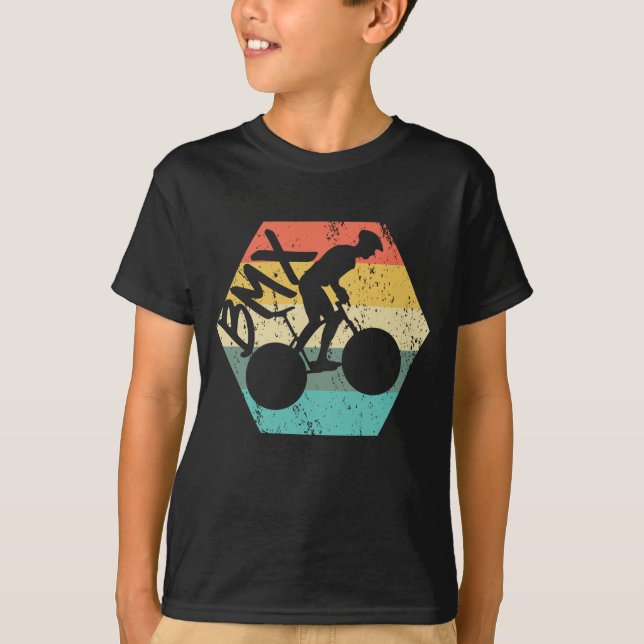 Camiseta BMX de ciclismo en bicicleta retro extremo (Anverso)