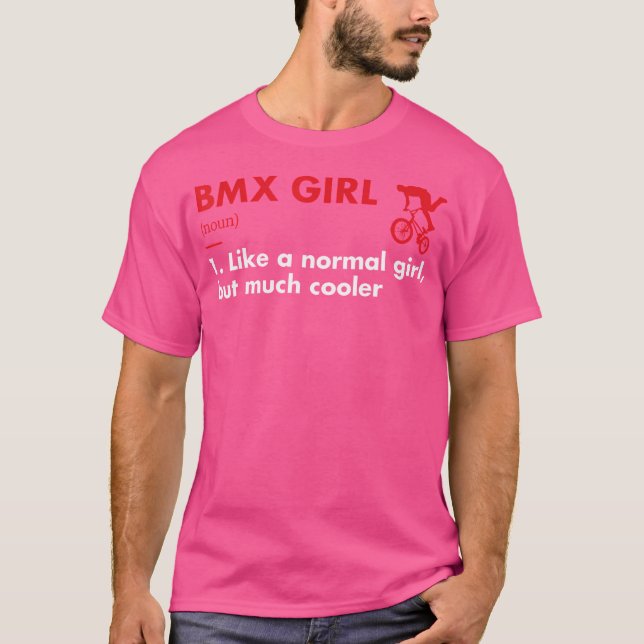Camiseta Bmx de definición de Chica deportivo (Anverso)