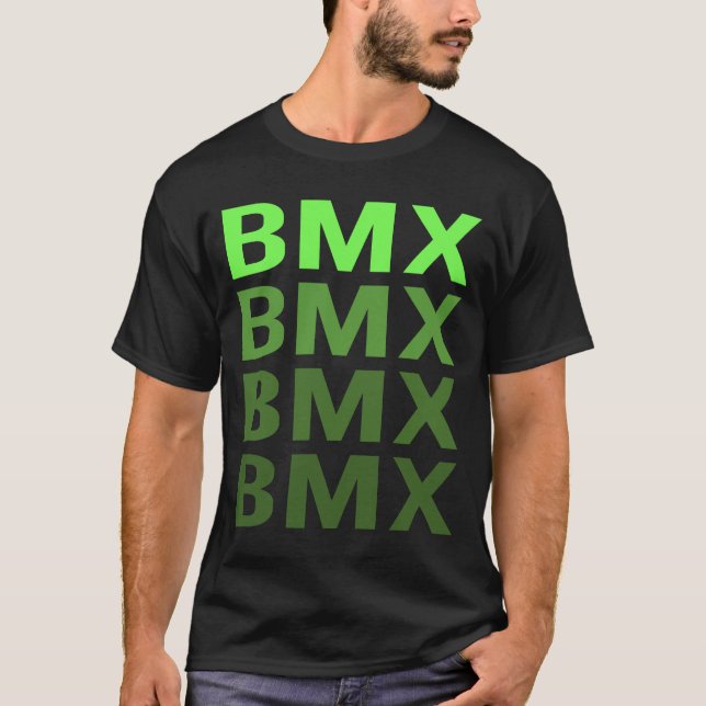 Camiseta BMX de degradado blanco (Anverso)