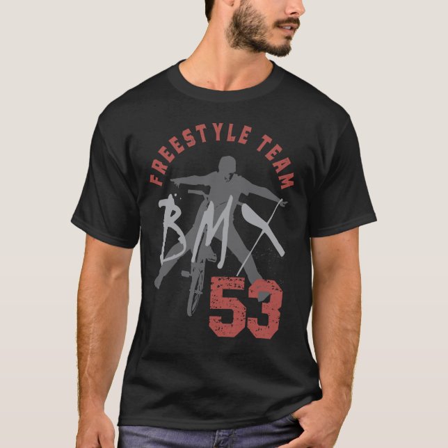 Camiseta BMX de estilo libre (Anverso)