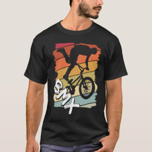 Camiseta BMX de fanáticos de la bicicleta de color BMX MTB