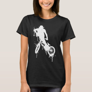 Camiseta BMX de fanáticos de la bicicleta de color BMX MTB 