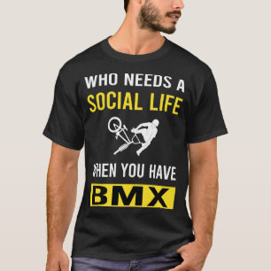 Camiseta BMX de vida social