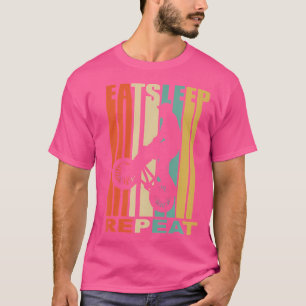 Camiseta Bmx Eat Sleep Bmx Wheelie Repetir Bmx
