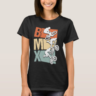 Camiseta BMX en color fanáticos de la bicicleta ciclista BM