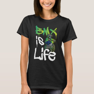 Camiseta BMX es la vida - Ciclismo Carreras vial estilo lib