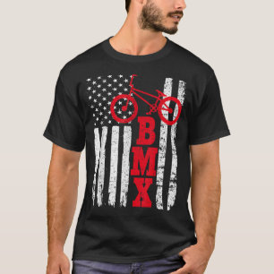 Camiseta BMX Estados Unidos Bandera Deportiva Ventilador Bi