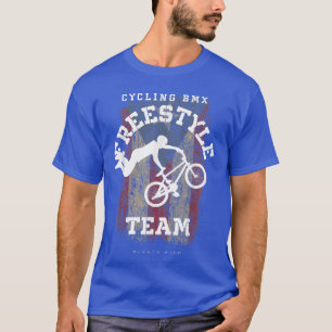 Camiseta BMX Freestyle Bike Puerto Rico Flag Biking Cycling
